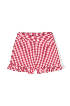 shorts in cotone rosso MONNALISA KIDS | 39C41330429943